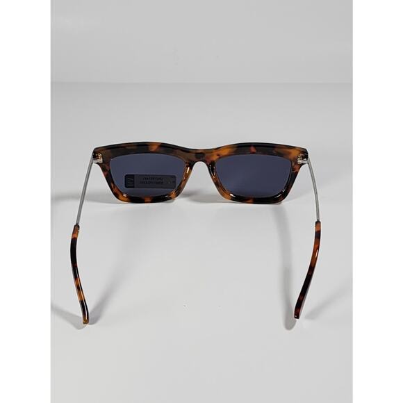 Foster Grant Full Cat Eye Brown Tortoise & Silver Metal Sunglasses 52661FGX201 - Picture 6 of 12